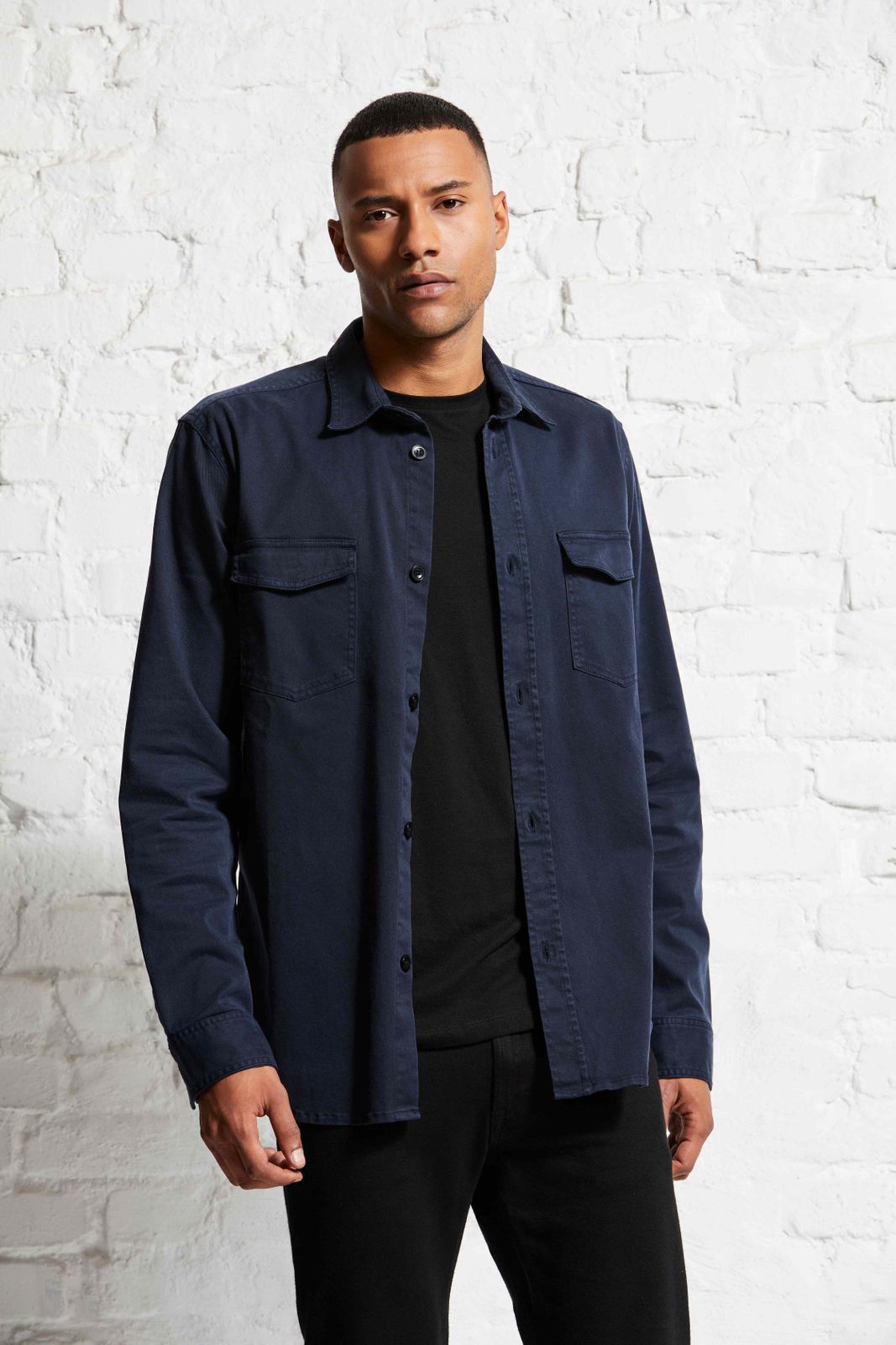 Utility shirt jacket