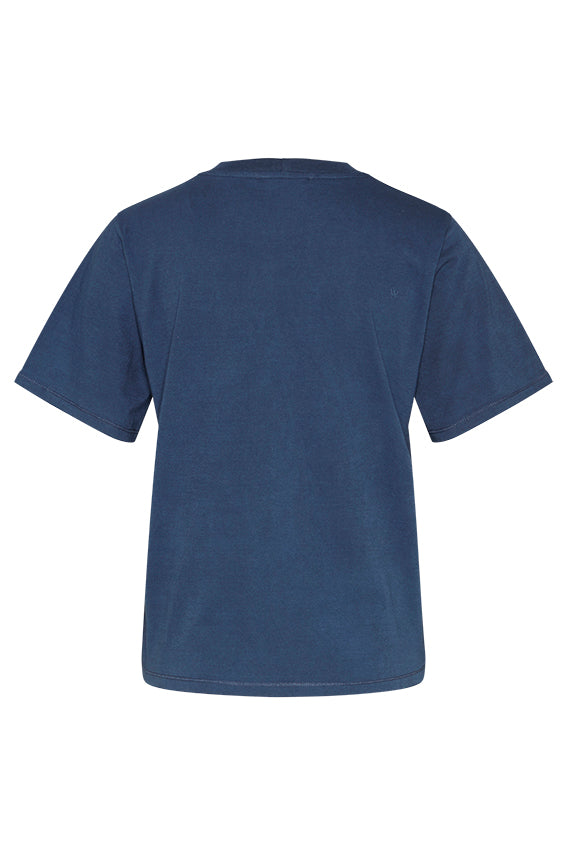 80s core tee - smoky blue