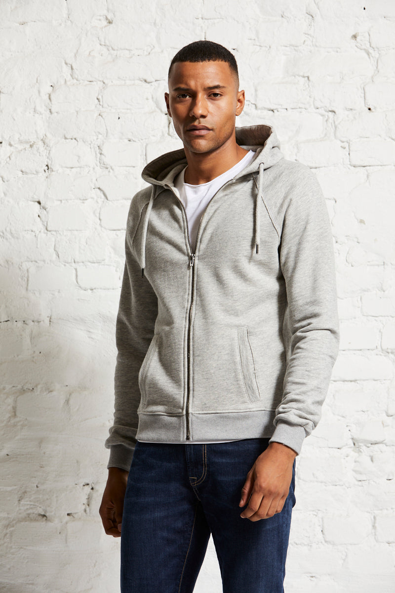 Heavy zip hoody