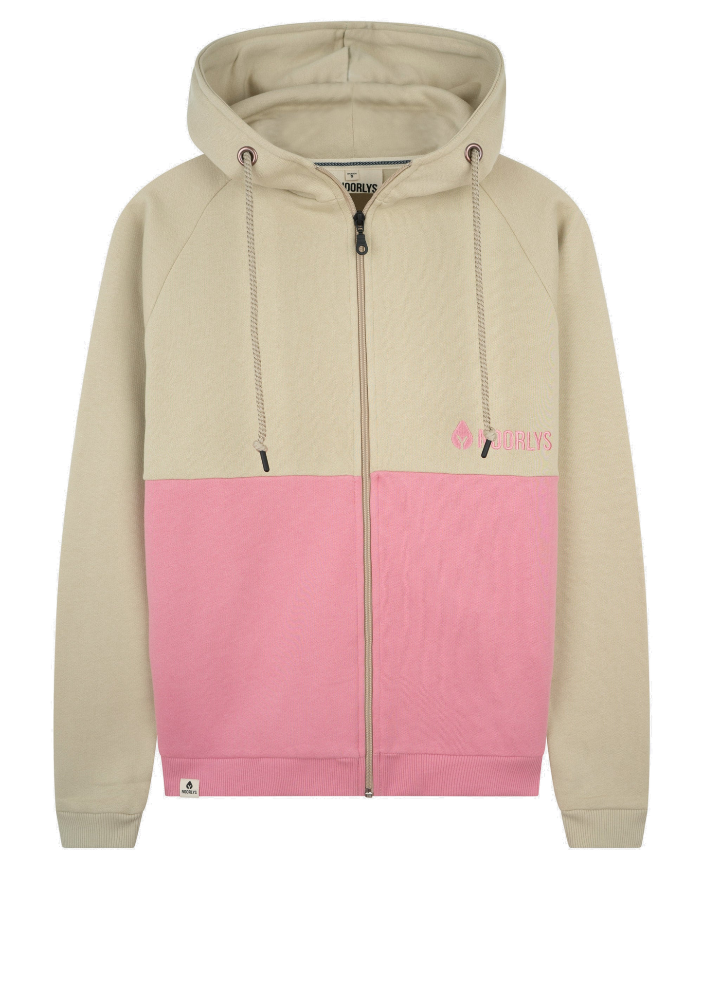 Sweatjacke LOTTE OysterGrey/Wildrose