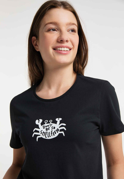 SOMWR SHELLFISH TEE T-Shirt BLK000