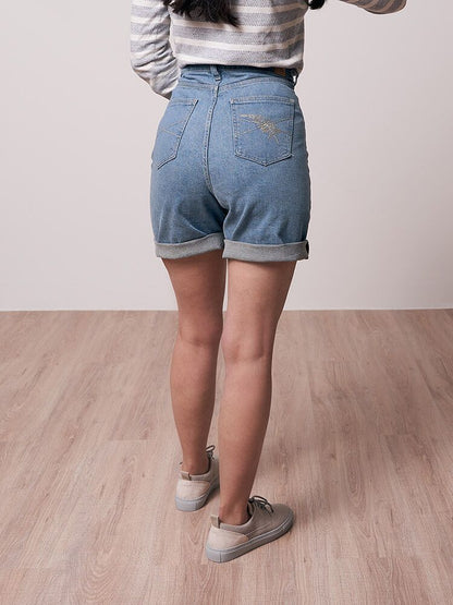 bleed-clothing-2049f-jeans-shorts-recycled-ladies-blue-studio-06