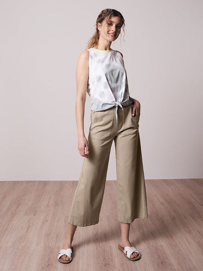 Cheesyaspie Lyocell (TENCEL™) Culotte Damen Sand