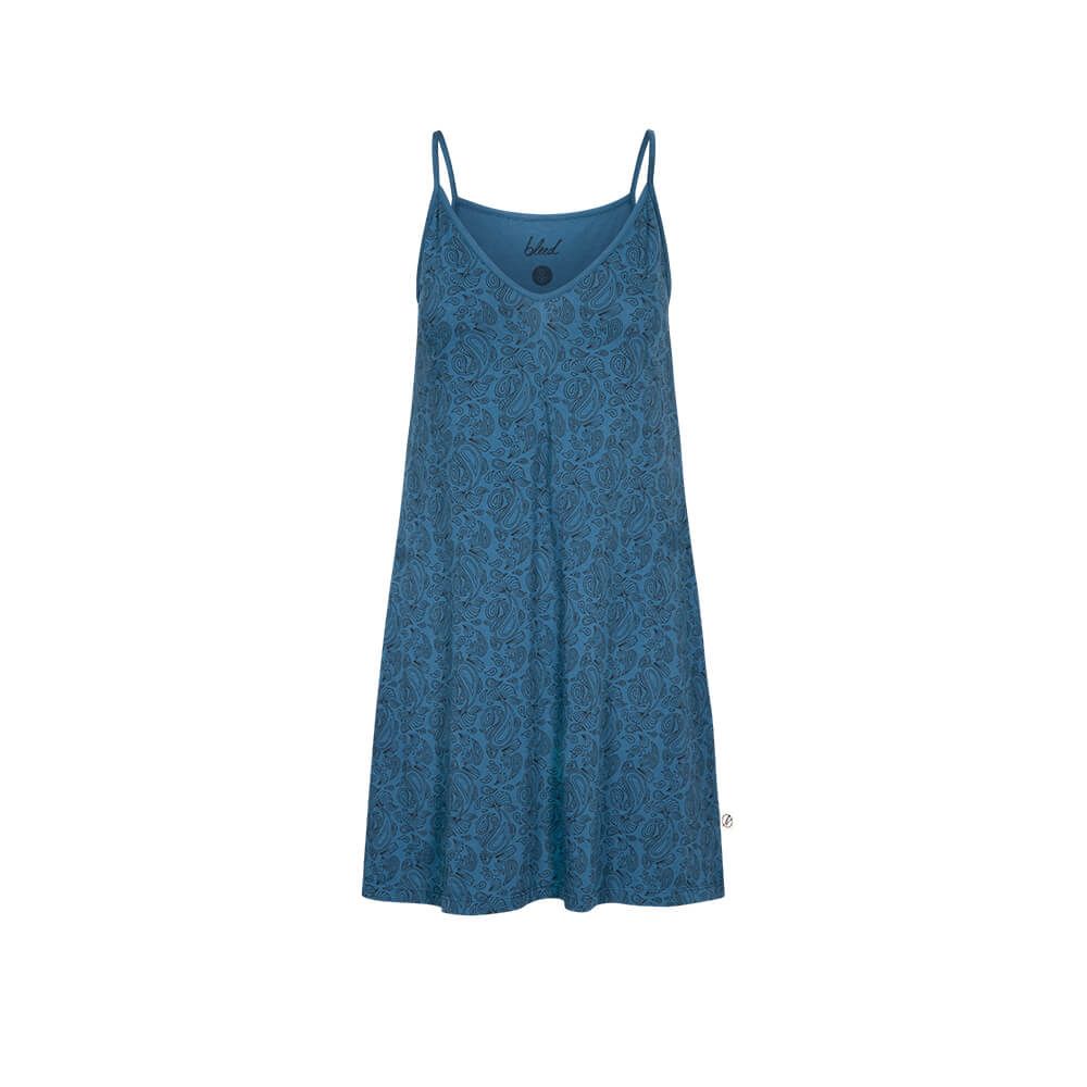 Paisley Kleid Blau
