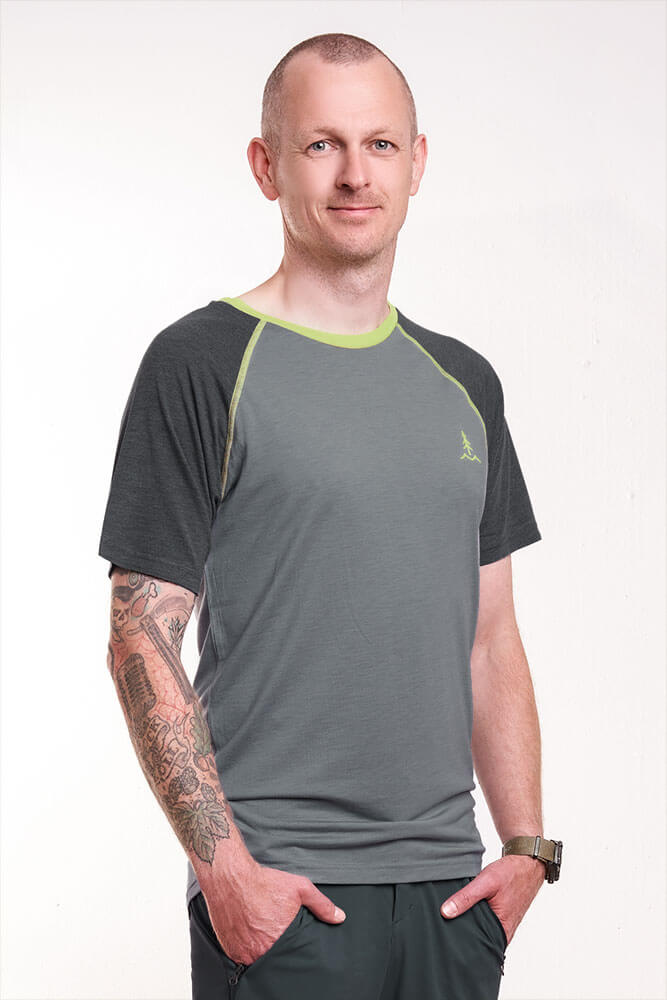 Plant-Based Super Active T-Shirt Grau