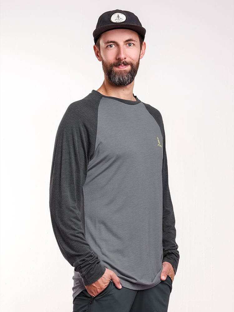 Plant-Based Super Active Longsleeve Grau