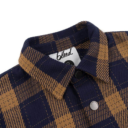 bleed-clothing-2311-heavy-flannel-shirt-navy-brown-detail-01