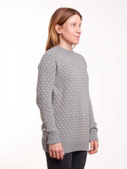 Summits Pullover Grau- Lime