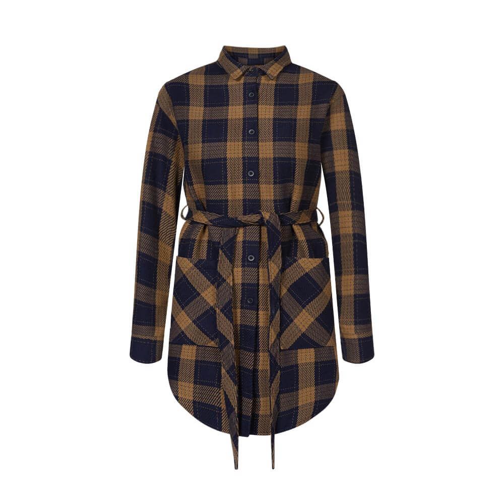 bleed-clothing-2368f-heavy-flannel-shirt-dress-brown-navy_fst