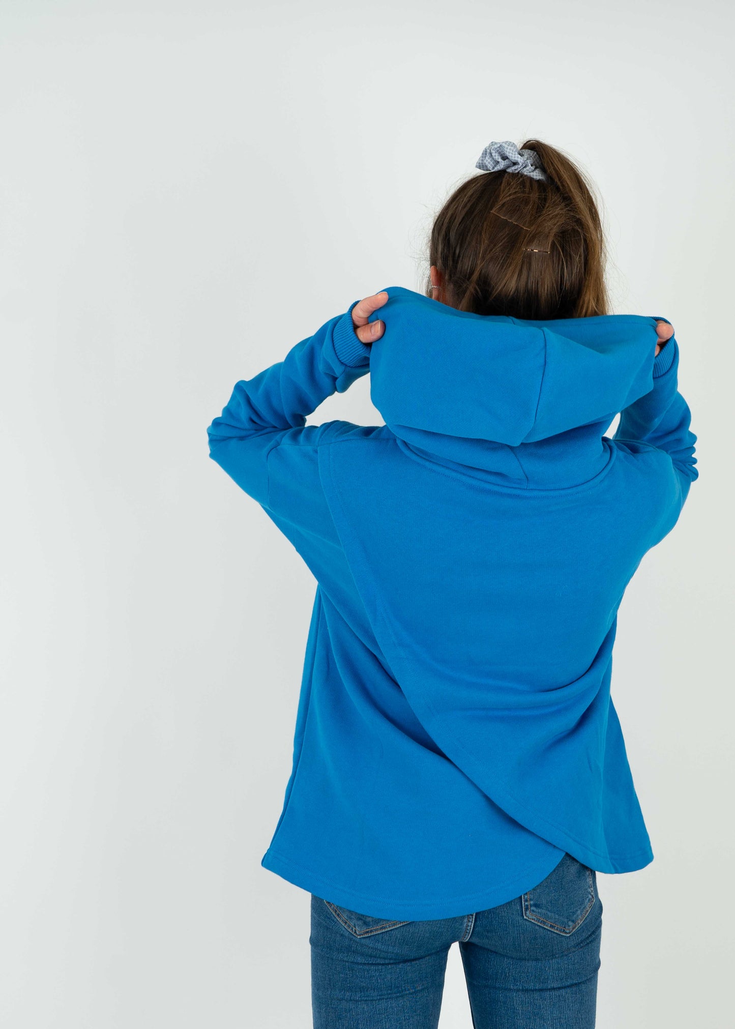 Unser Model Katy ist <strong>168 cm</strong> groß und trägt <strong>Größe S</strong>.#