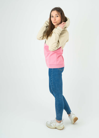 Unser Model Katy ist <strong>168 cm</strong> groß und trägt <strong>Größe S</strong>.#